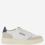 SNEAKERS MEDALIST LOW IN PELLE AULWLS28 LEATSUEDEWHTBLUE AUTRY 