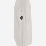 MAGLIA IN COTONE CON LOGO 20CMKN105A 006323O103 CP COMPANY 