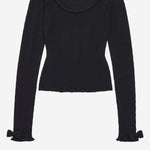 Top A Maniche Lunghe in misto viscosa 850041 T52341000 BALENCIAGA 