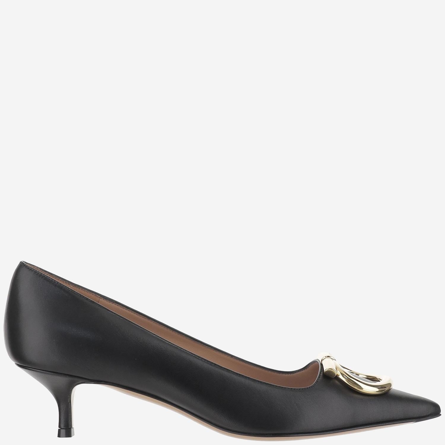 Décolleté maxi Gancini LARA40 001NERONEROAMARETTI SALVATORE FERRAGAMO 