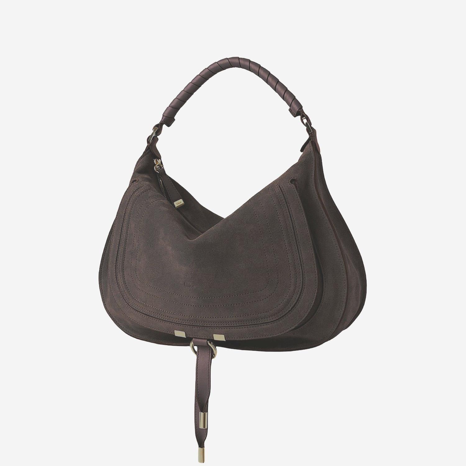 Borsa a spalla Marcie in pelle scamosciata CH26SS881P37 24X CHLOE 