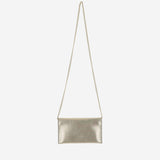 BORSA MINI PIATTA IN PELLE 105347 A2O9ZZLV PINKO 