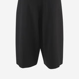 PANTALONI CORTI IN LANA 10844W4369 BLK THE ROW 