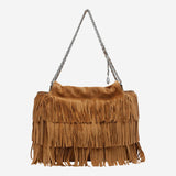 Borsa Fleming Hobo in pelle scamosciata 174294 200 TORY BURCH 