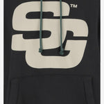 FELPA IN COTONE CON LOGO SG2420101 JETBLACK&HUNTERGREEN SUMMER GAMES 