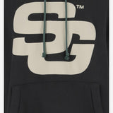 FELPA IN COTONE CON LOGO SG2420101 JETBLACK&HUNTERGREEN SUMMER GAMES 