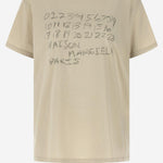 T-SHIRT IN COTONE CON LOGO S51GC0544 S24575119 MAISON MARGIELA 