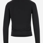 MAGLIA IN NYLON STRETCH CON LOGO 105363 A2QQZ99 PINKO 