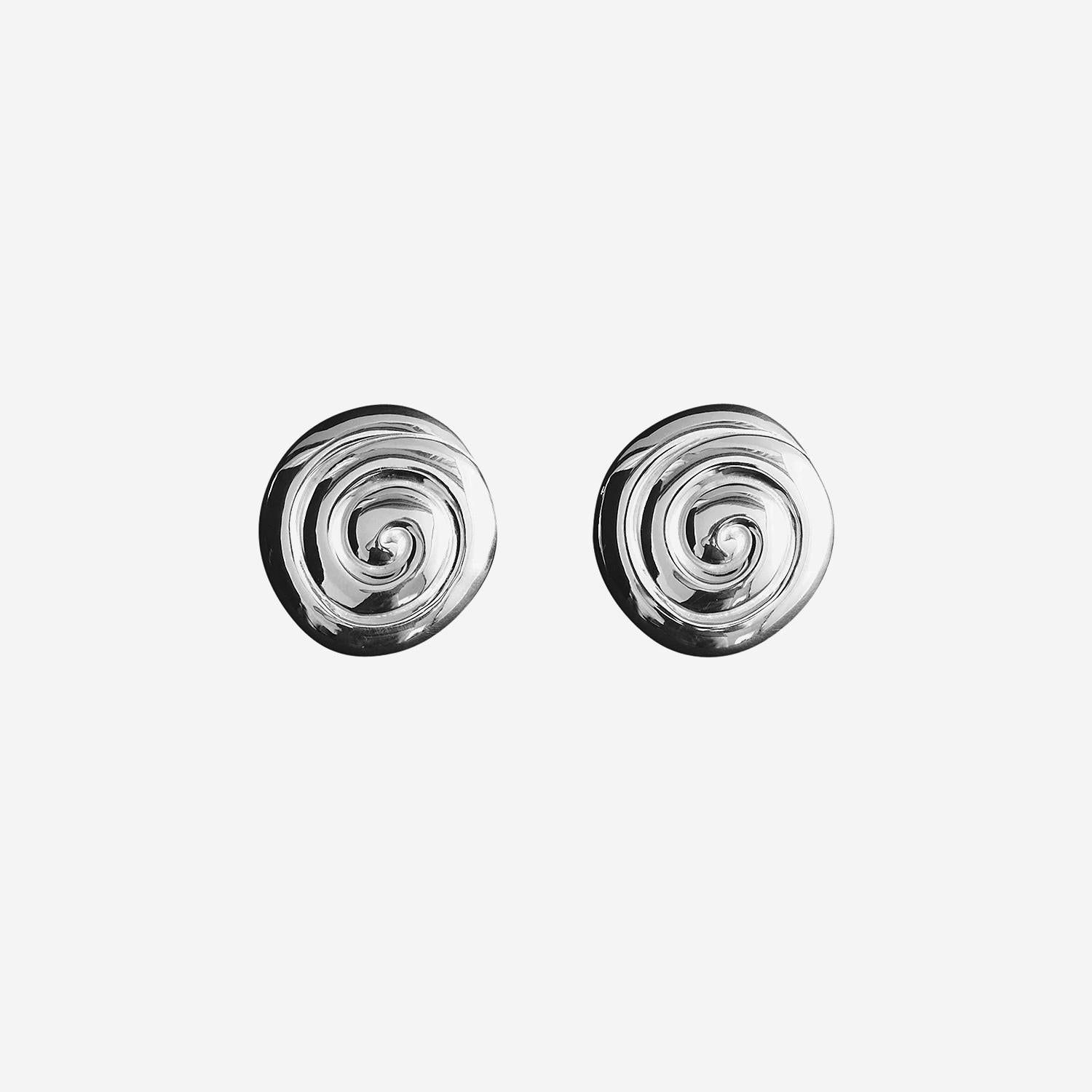 ORECCHINI TONDI UZU N0033 SILVER LOUIS ABEL 