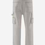 JEANS IN COTONE STRETCH CON LOGO AMDNSM 1018BleachedIndigo AMIRI 