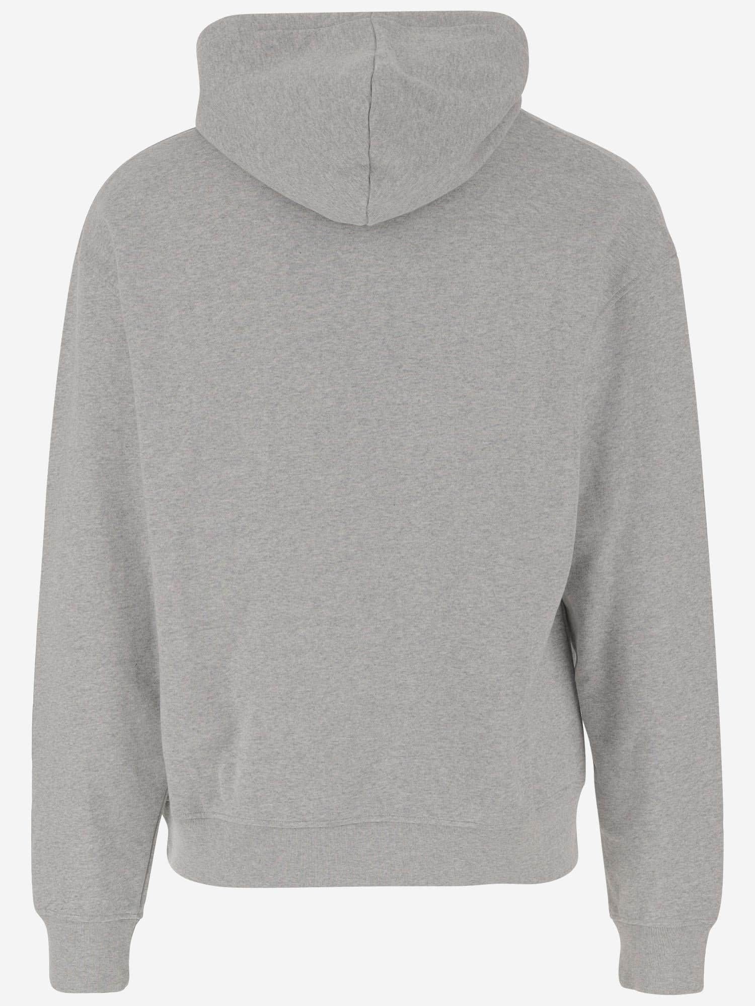 FELPA IN COTONE CON LOGO IC25340 HEATHERGREY ICECREAM 