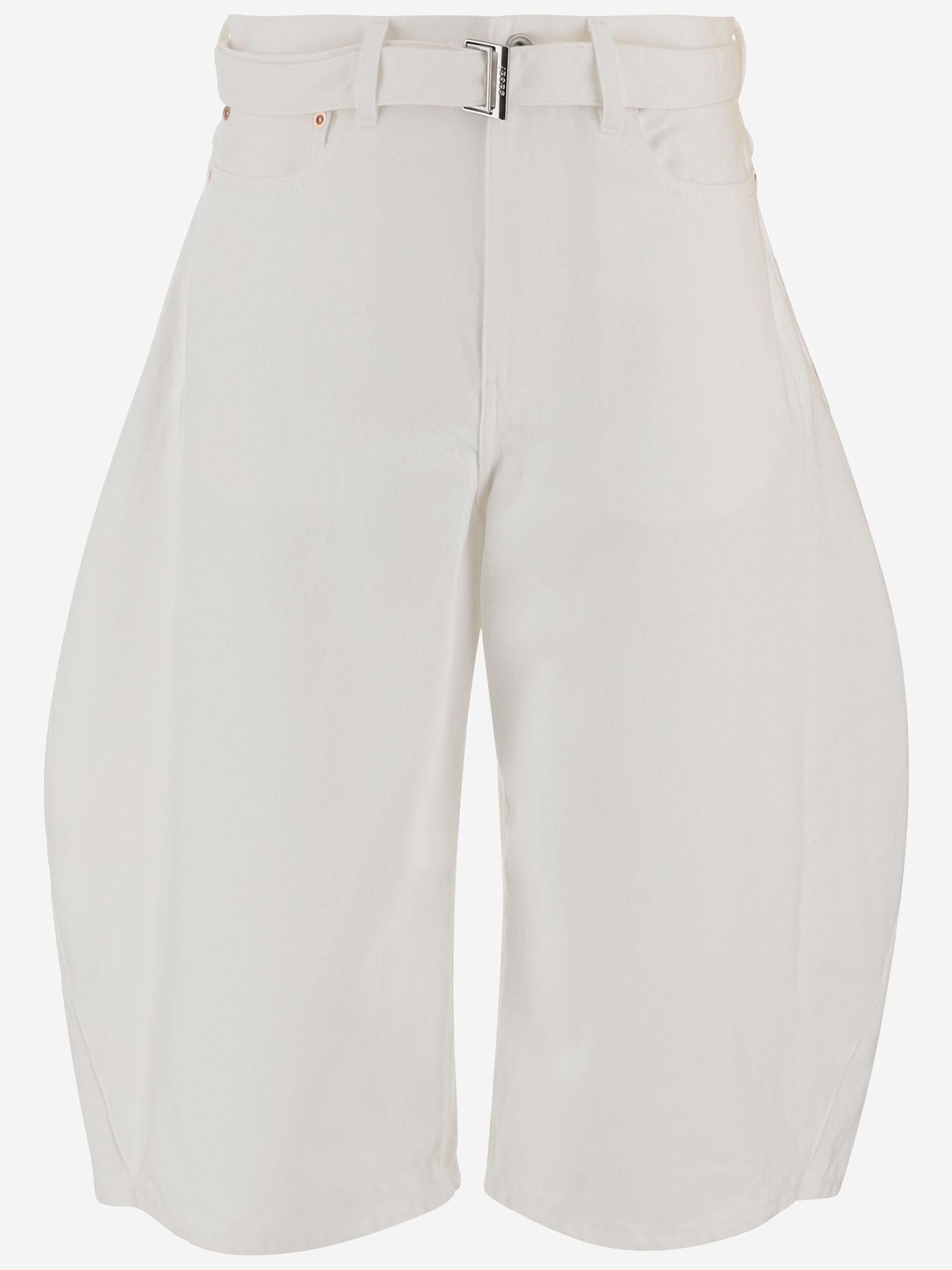 PANTALONI CORTI IN COTONE 08317 151 SACAI 