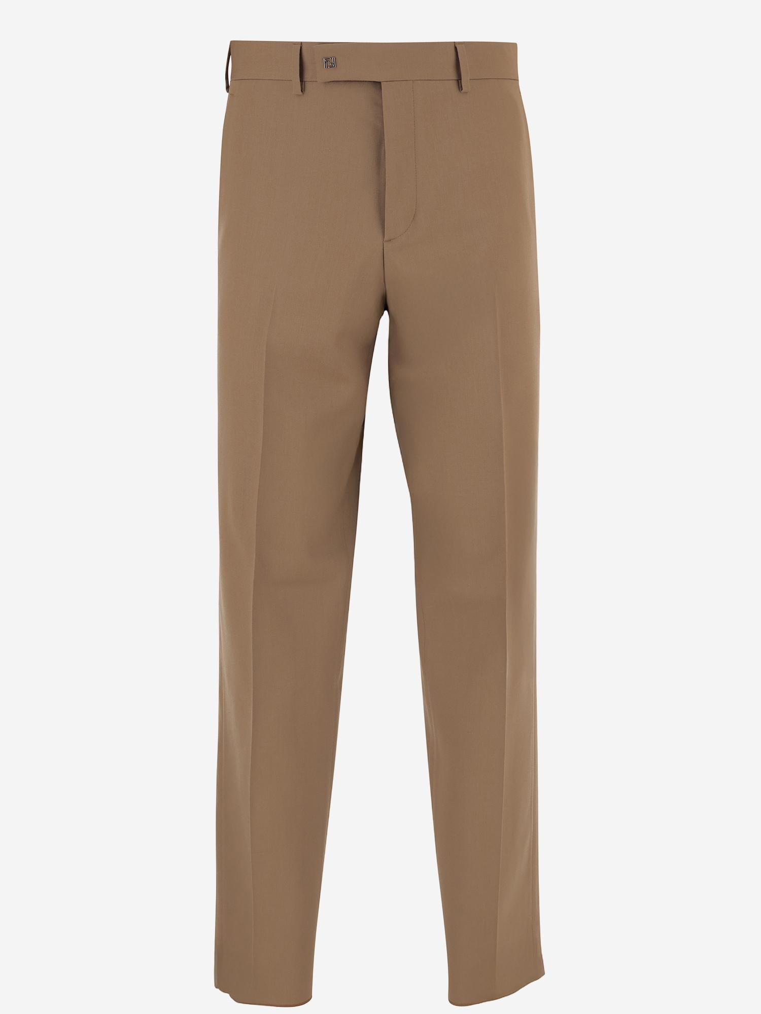 PANTALONI IN LANA FB1089 AU60F0QE1 FENDI 