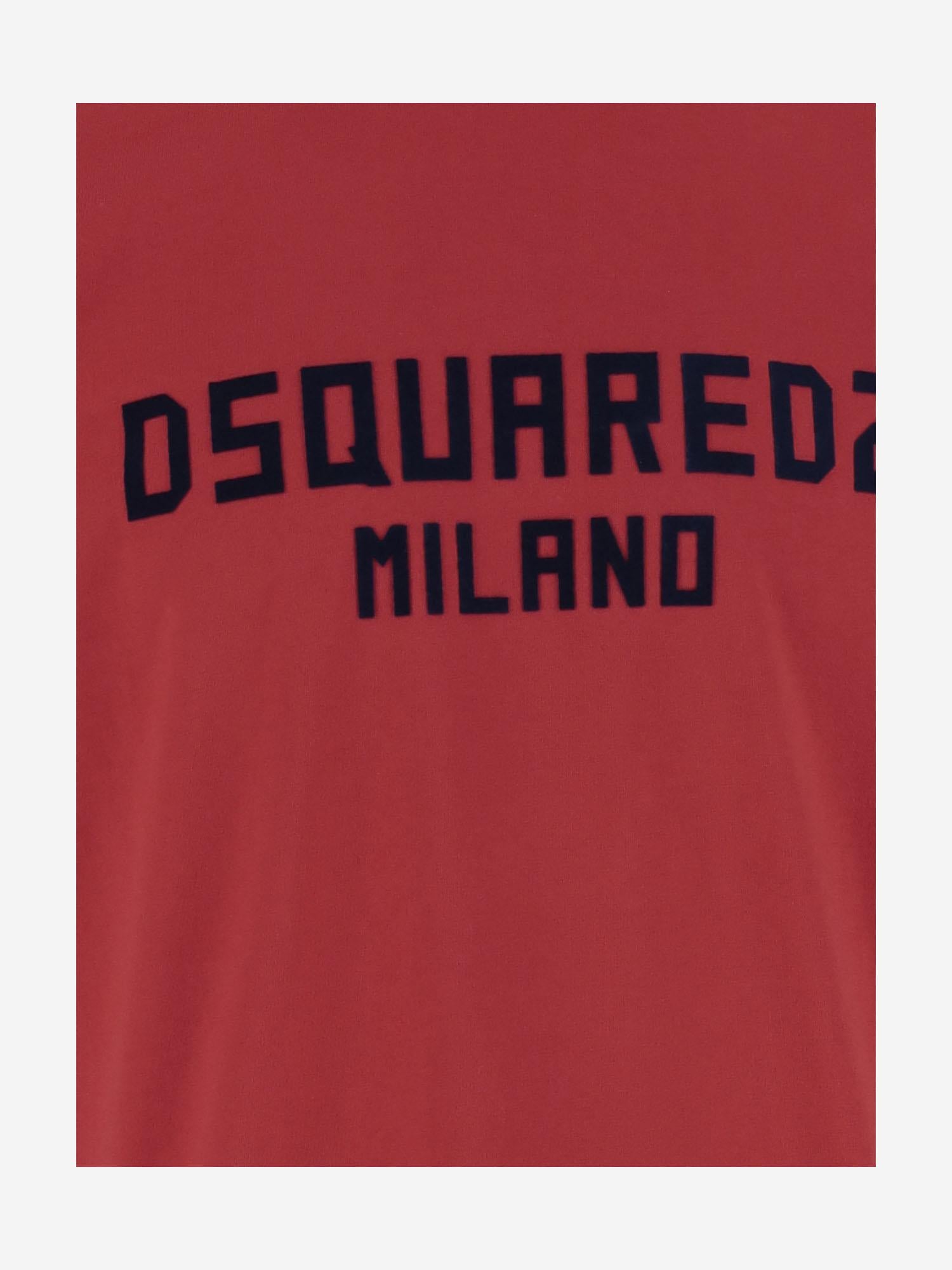 T-SHIRT IN COTONE CON LOGO S74GD1418 D20020966 DSQUARED2 