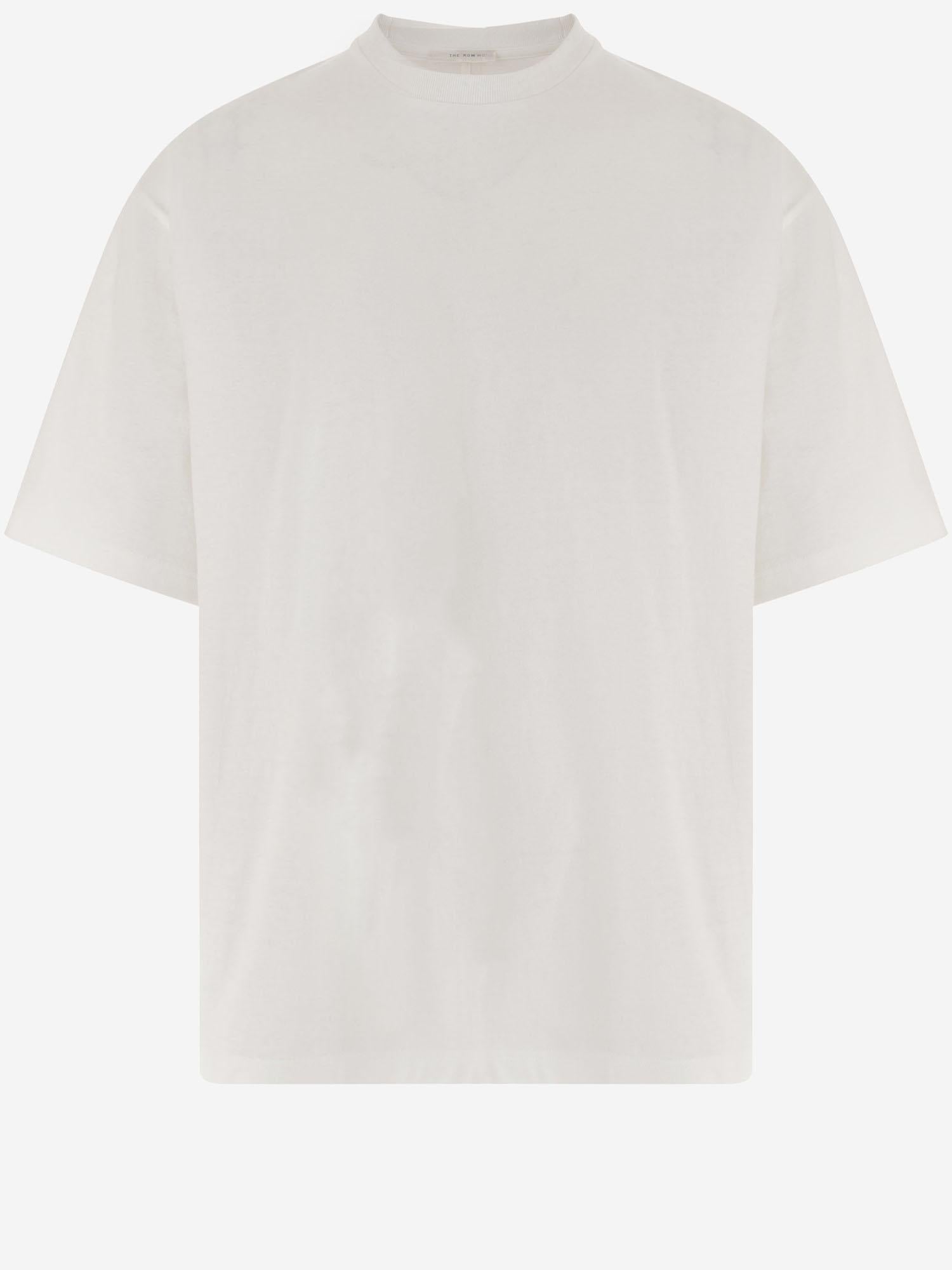 T-SHIRT STEVEN IN COTONE 559K713 WHT THE ROW 