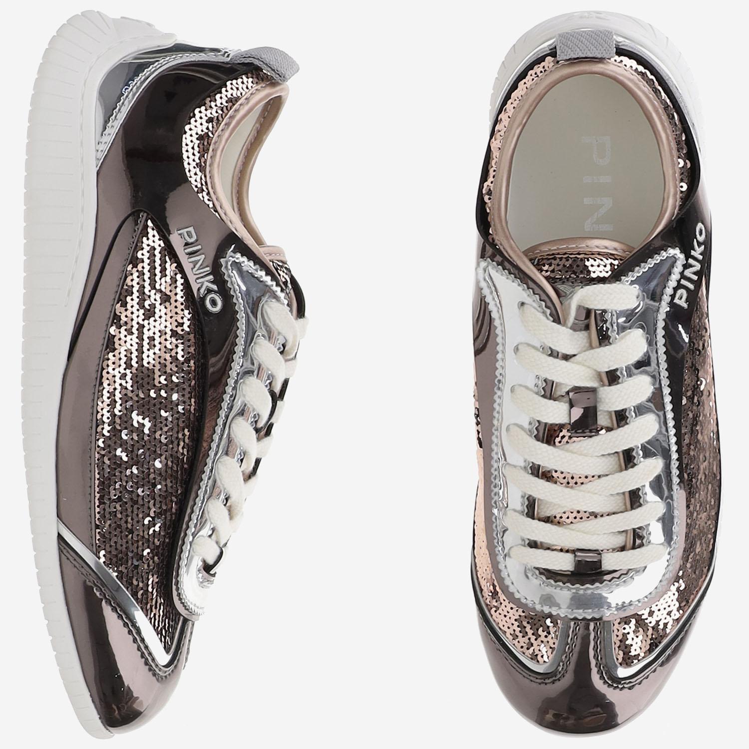 SNEAKRES REBY 10 CON PAILLETTES SS0123 T046L15 PINKO 