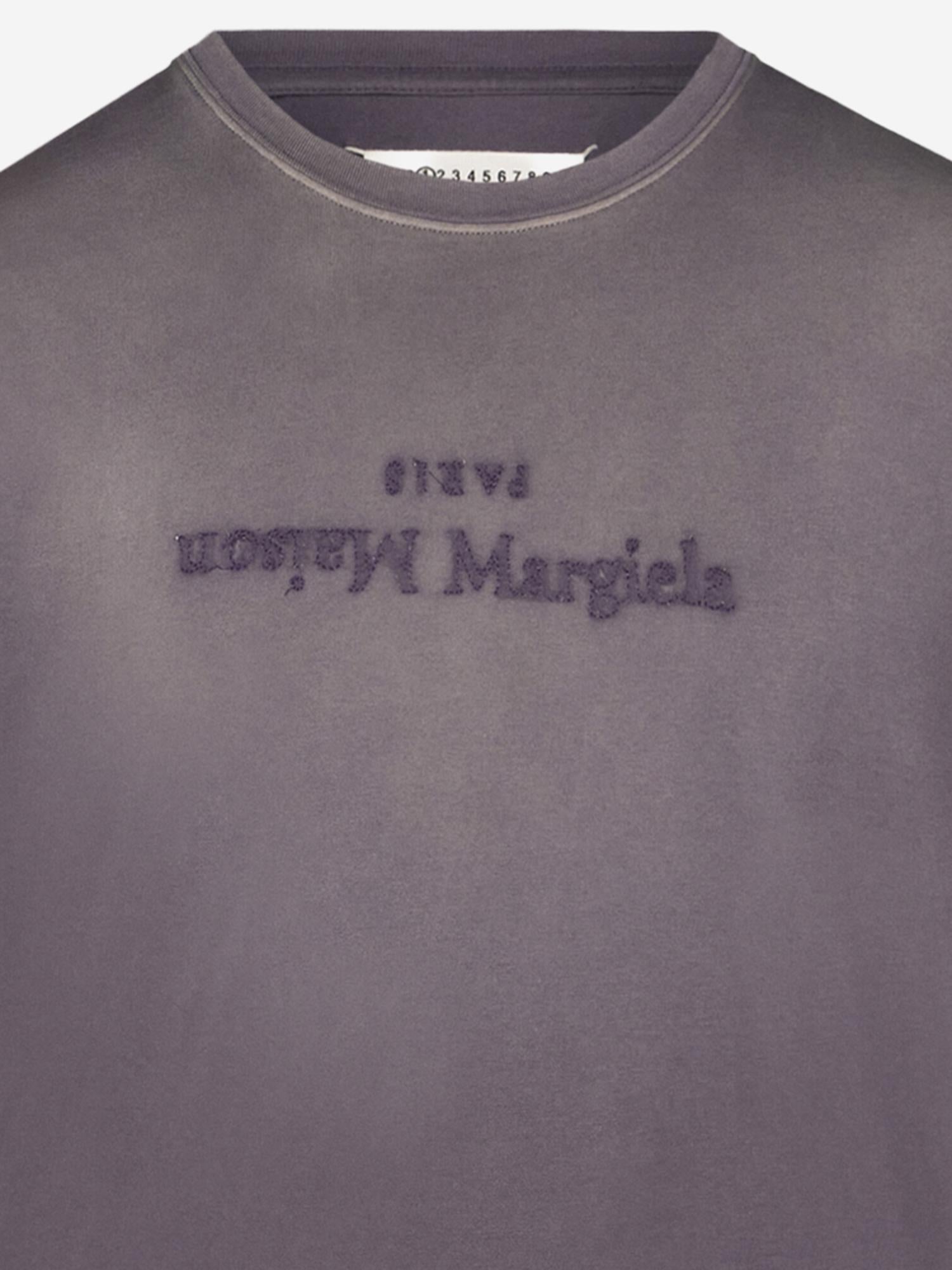 T-SHIRT IN COTONE CON LOGO S51GC0526 S20079969 MAISON MARGIELA 