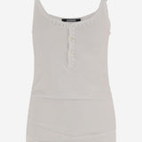 TOP IN COTONE CON MEZZA ABOTTONATURA TSW00567AJ00189 100 JACQUEMUS 