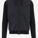 GIUBBOTTO CON CAPPUCCIO IN COTONE E NYLON MC000168U 720569201 HERNO 