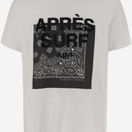 T-SHIRT IN COTONE CON LOGO TRAIN WHITE APRES SURF 