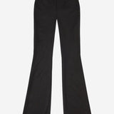 PANTALONI IN MISTO LANA STRETCH CON OVAL D IN METALLO A14390 0PHAL9XX DIESEL 