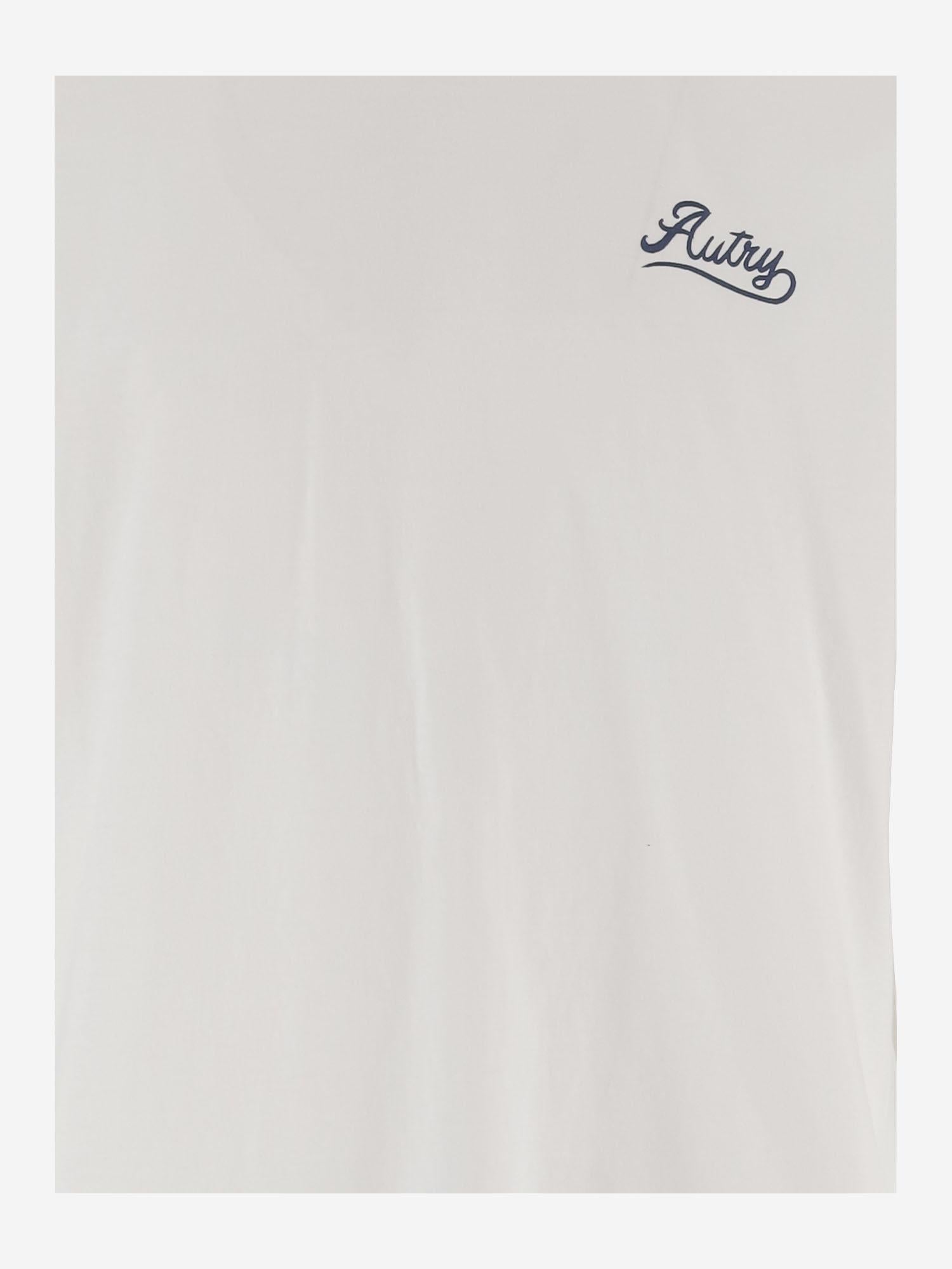 T-shirt in cotone con logo TSPX047W JERSEYWHITE AUTRY 