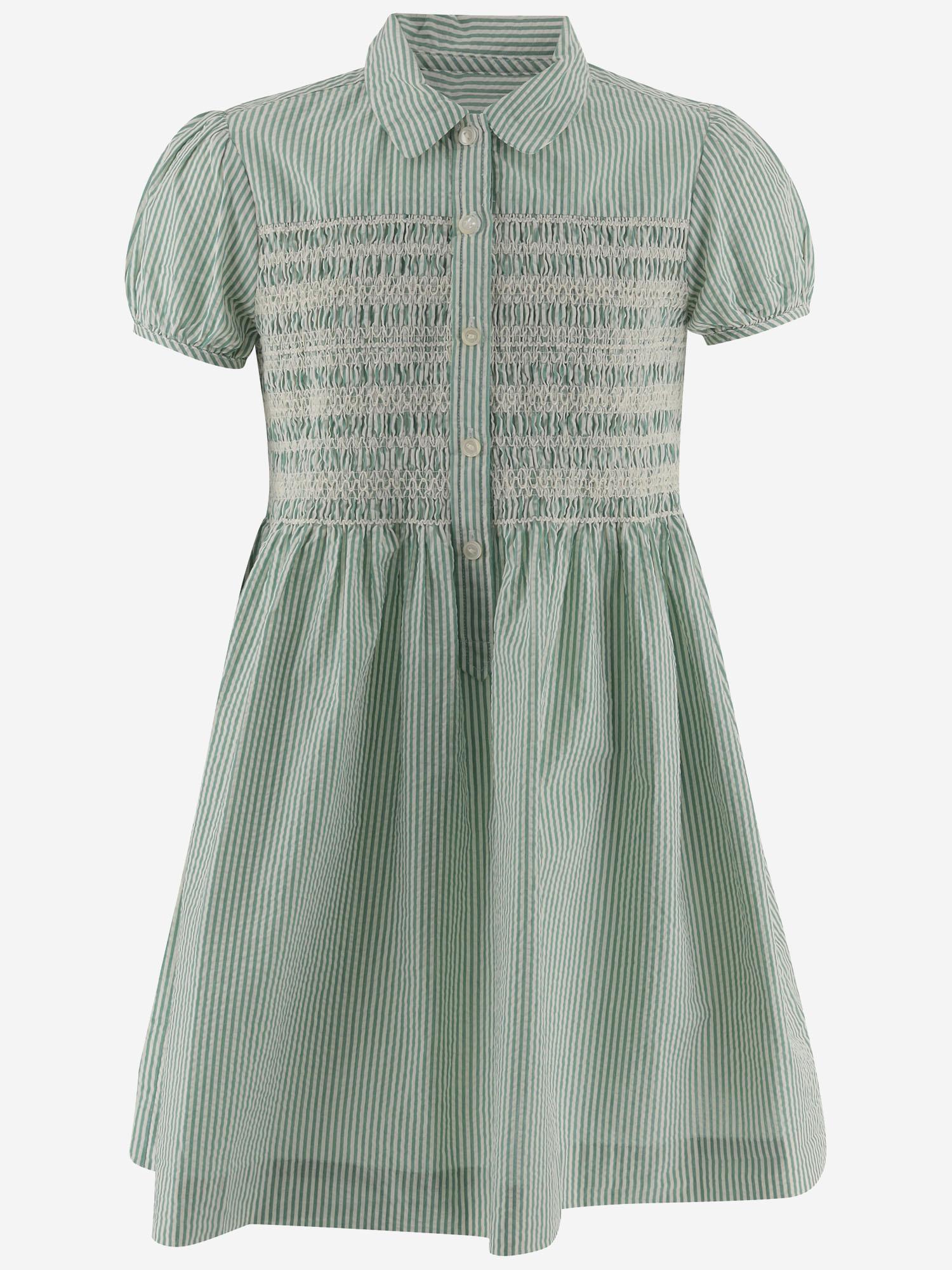 ABITO IN COTONE A RIGHE CON CORPINO SMOCK 312A11976 002 POLO RALPH LAUREN KIDS 