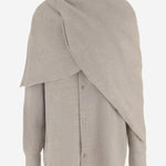 CAMICIA IN LANA CON SCIALLE COORDINATO WSH24 FAW280085 DARKPARK 