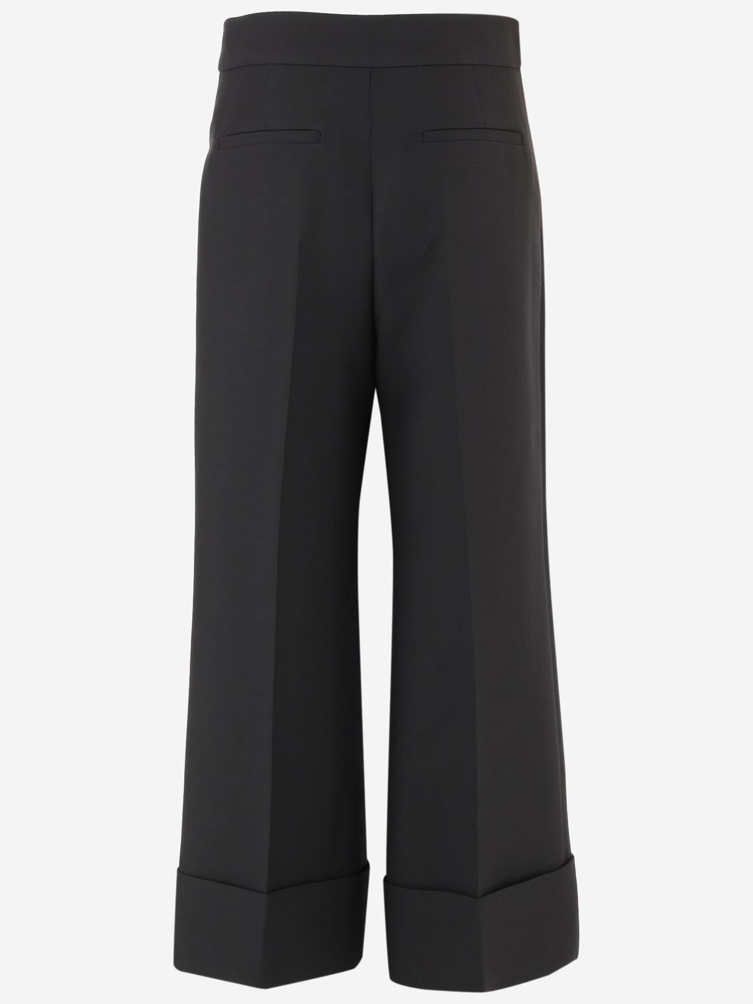 PANTALONI IN LANA E SETA 8B3RB725 1CF0NO VALENTINO 