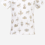 T-SHIRT CAROUSEL IN COTONE TSCJCAR MULTI ATELIER CHOUX KIDS 