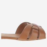 SANDALI FLAT NU PIEDS TRIBUTE 05 IN PELLE 571952 BDA002206 SAINT LAURENT 