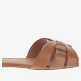 SANDALI FLAT NU PIEDS TRIBUTE 05 IN PELLE 571952 BDA002206 SAINT LAURENT 