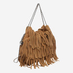 Borsa Mini Fleming Hobo in pelle scamosciata 175180 200 TORY BURCH 