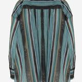 CAMICIA IN COTONE CON MOTIVO A RIGHE 106990 A3CHSD3 PINKO 