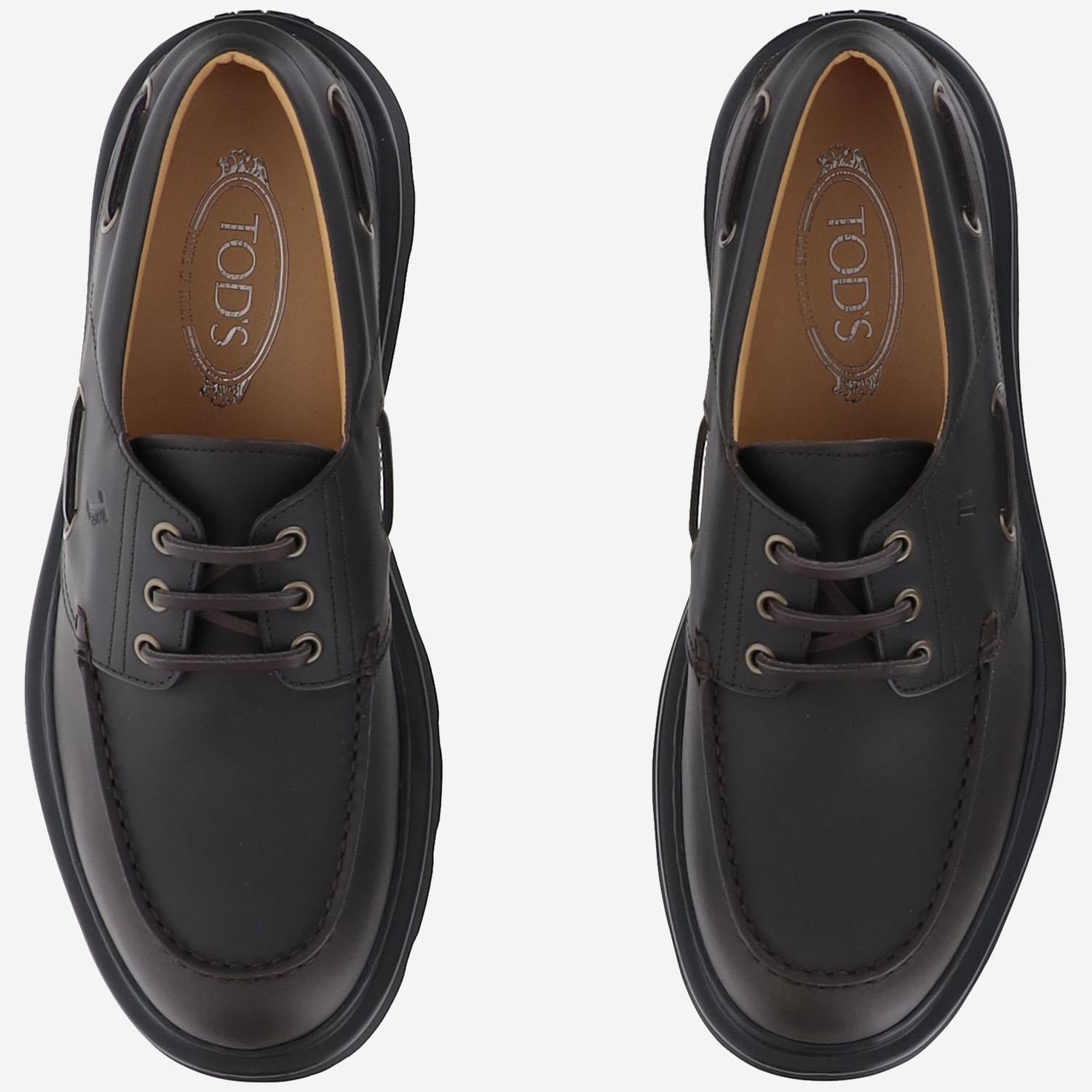 SCARPE DA BARCA IN PELLE XXM24L0JP00UFS S808 TODS 