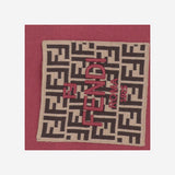 SCIARPA FF IN LANA CON LOGO JUQ065 AV78F1TH6 FENDI KIDS 