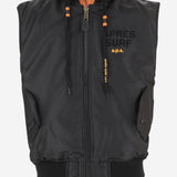 GIUBBOTO SMANICATO con cappuccio in felpa 1033BIGKAUNABOMBER BLACK APRES SURF 