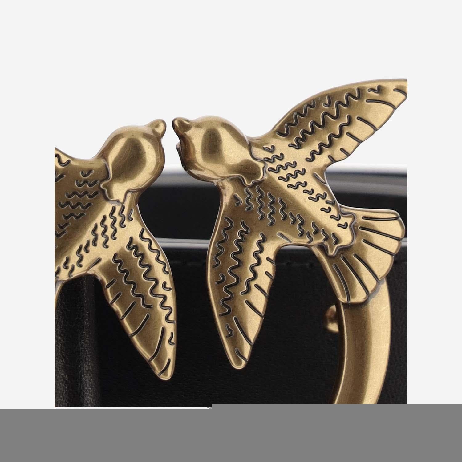 CINTURA IN PELLE CON LOGO 100120 A0F1Z99Q PINKO 