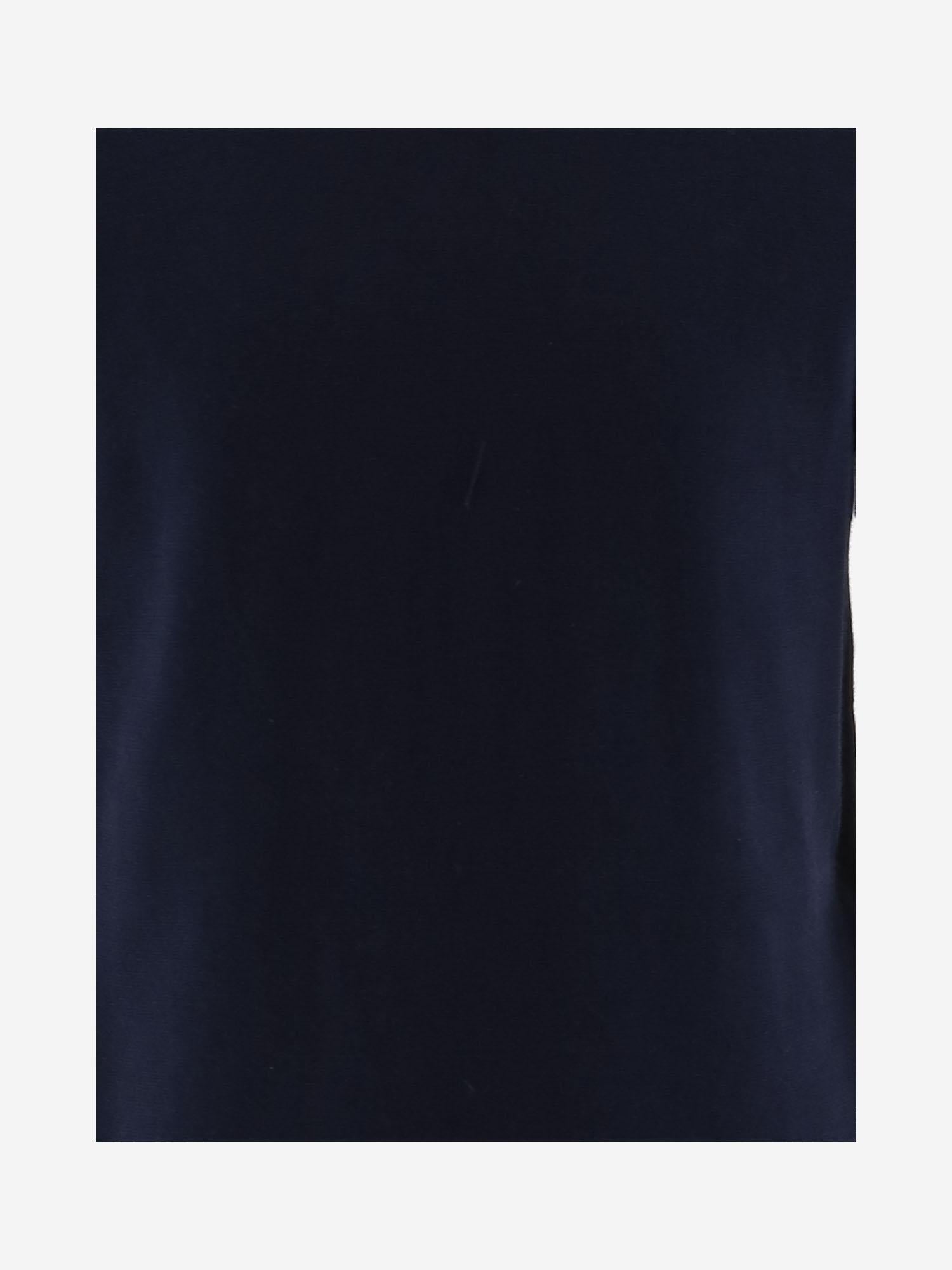 T-SHIRT IN COTONE CON BANDE A CONTRASTO 852806 XKFDC4044 GUCCI KIDS 