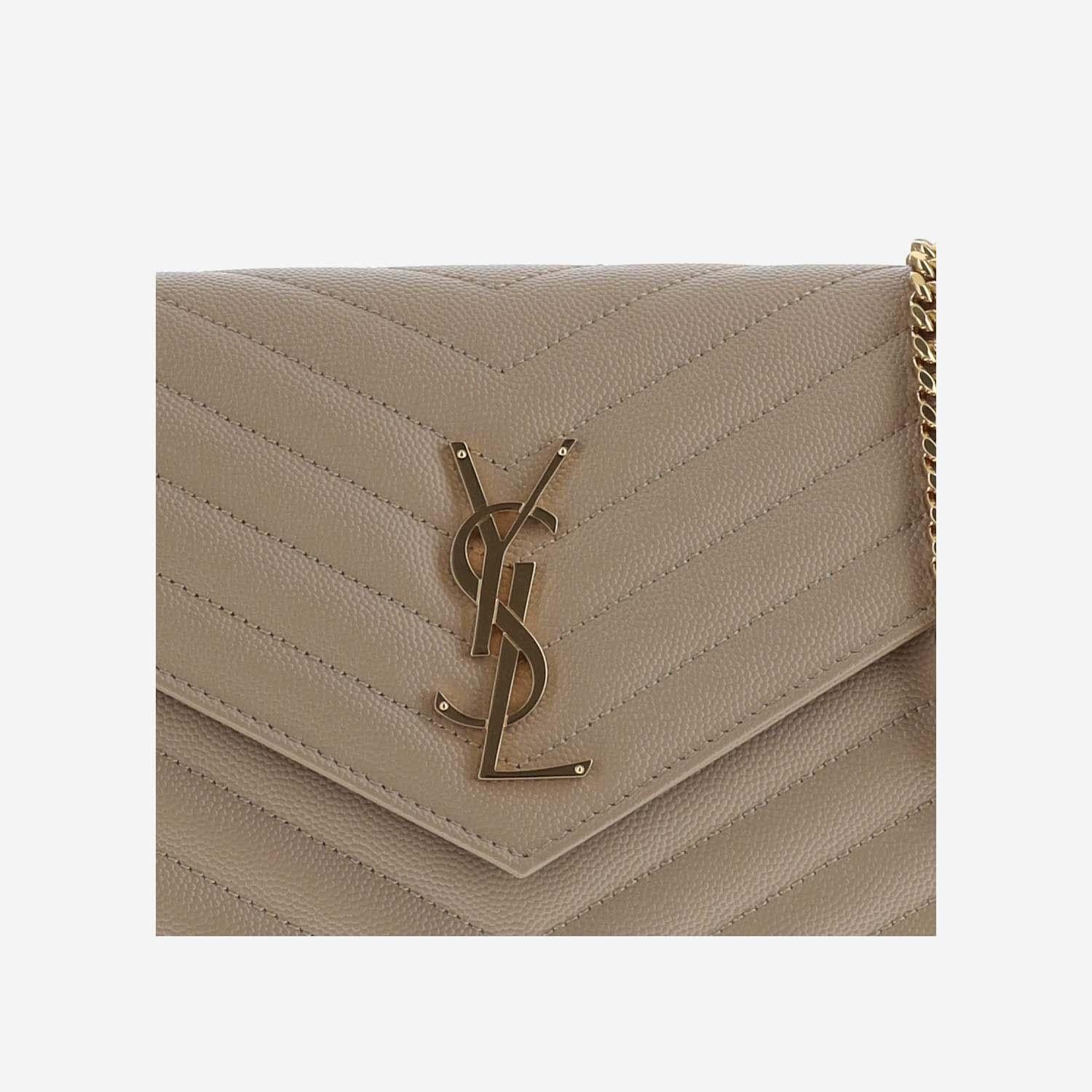 PORTAFOGLIO CASSANDRE IN PELLE 377828 BOW012721 SAINT LAURENT 