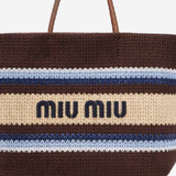 BORSA SHOPPING CON LOGO 5BG228 2DO3F04EM MIU MIU 