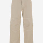 PANTALONI IN COTONE CON  LOGO 8117389 TUNDRA BURBERRY 