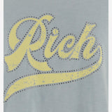 T-SHIRT IN COTONE CON STAMPA LOGO TAMARA BLUE ONE TEE 