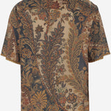 CAMICIA IN COTONE CON MOTIVO FLOREALE 6V0AA111ATV 9RD VALENTINO 