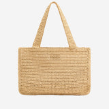 BORSA SHOPPING MEDIA VIVA SUPERSTAR IN RAFIA 8W2B0S11 QETCEM VALENTINO GARAVANI 