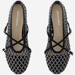 Ballerine in pelle con perline S103710 SUEBLK MACH & MACH 