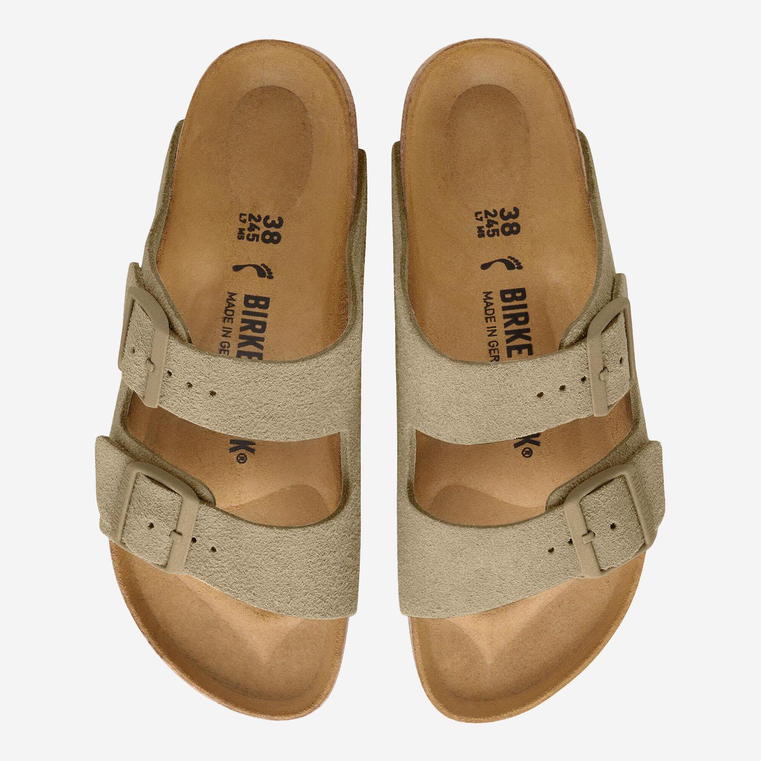 SANDALI ARIZONA IN SUEDE 1032061 KHAKI BIRKENSTOCK 