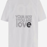 T-SHIRT IN COTONE CON STAMPA 2601147S 101 SACAI 