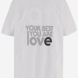 T-SHIRT IN COTONE CON STAMPA 2601147S 101 SACAI 