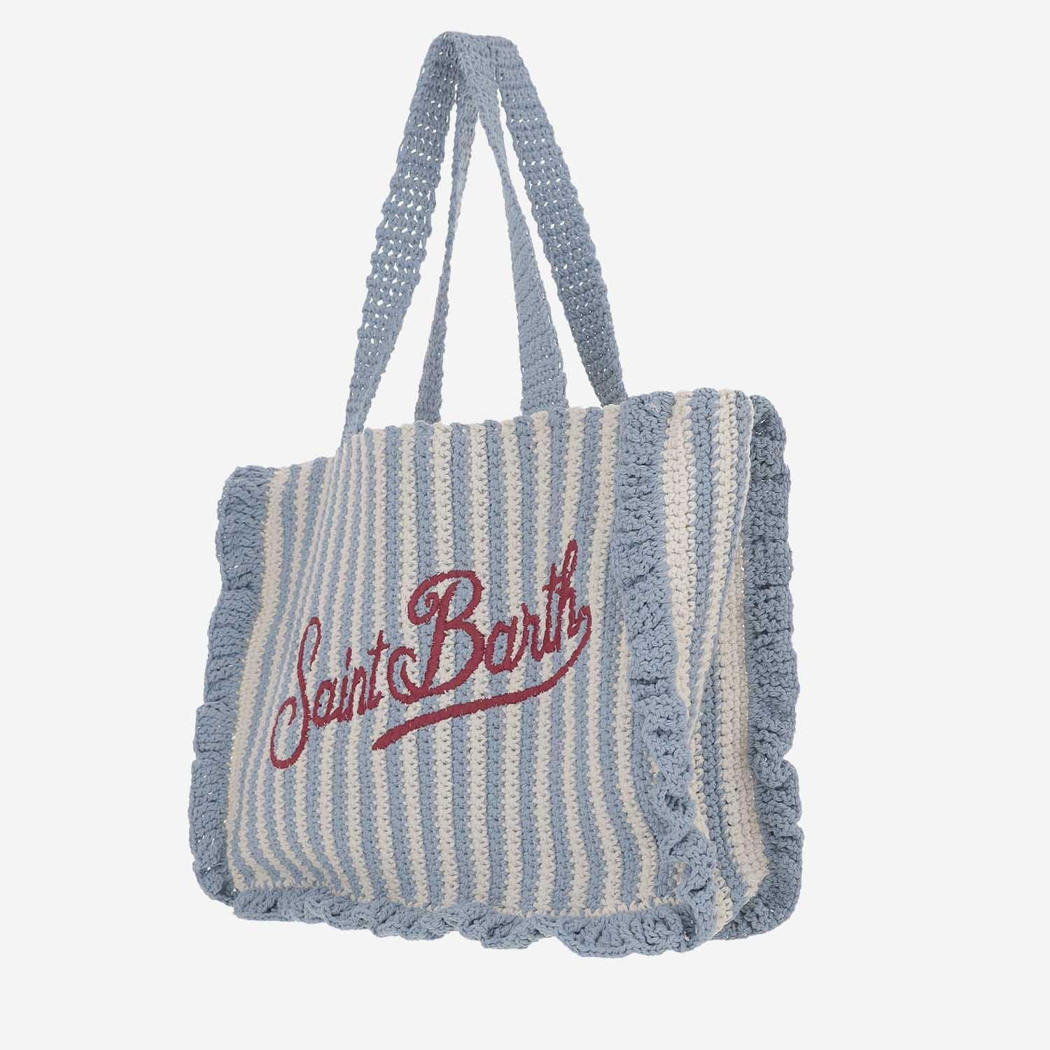 BORSA A SPALLA IN NYLON CON LOGO CRV0001 00571L MC2 SAINT BARTH 